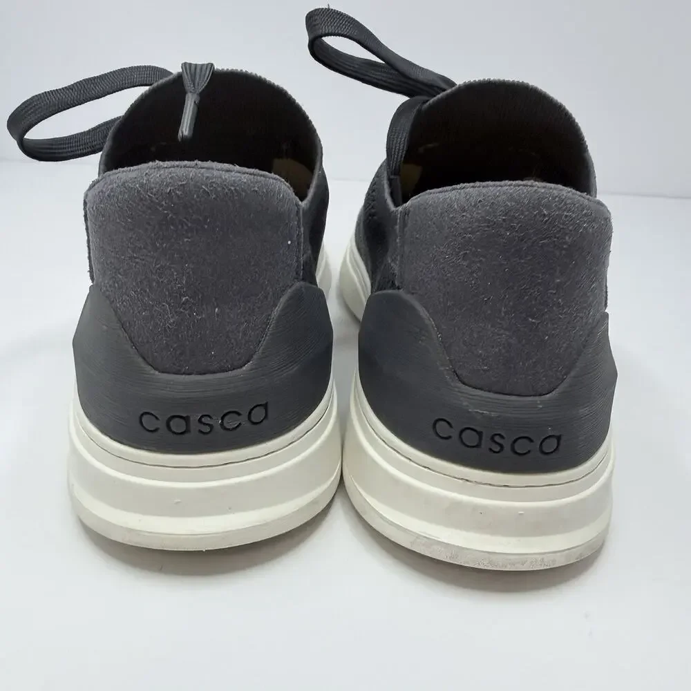Casca Avro Sneakers Gray Knit Unisex Women's Size 9 Men's 7